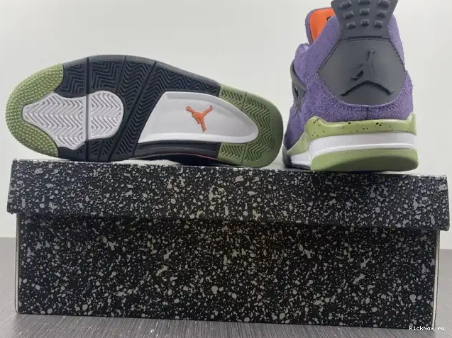 Cheap Kickmax AQ9129-500 Purple Air Jordan Canyon 4 WMNS 0520